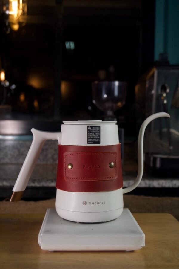 Deri Kettle Kılıfı El Yapımı by Flores TIMEMORE
